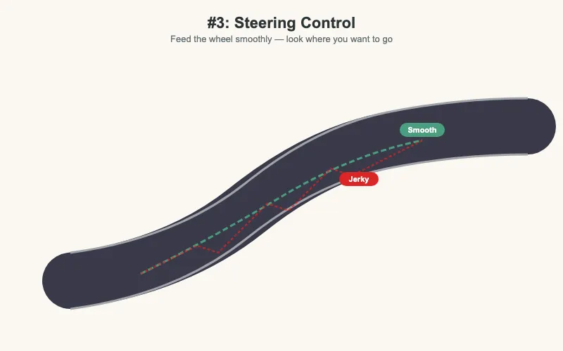 Control — steering diagram