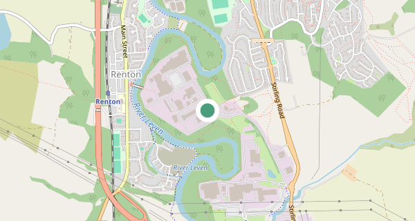 Map of the area around Dumbarton driving test centre, G82 3PD